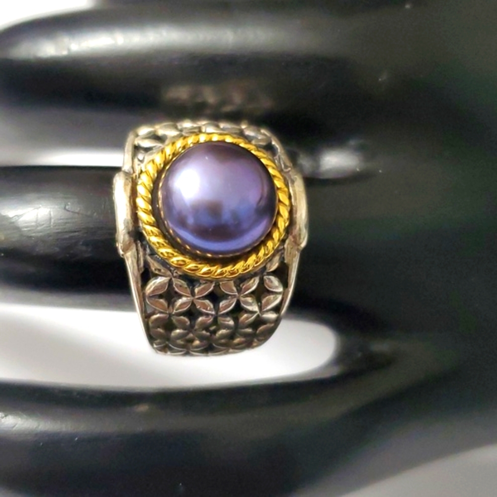 Sterling Silver 925 Pearl Ring